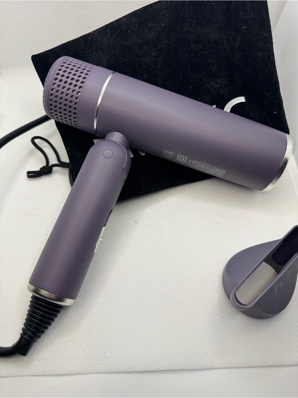 7Magic Purple foldable travel hair dryer